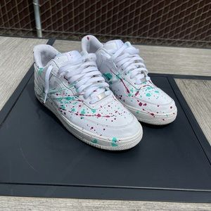 Nike Custom Painted Air Force 1 Size 11